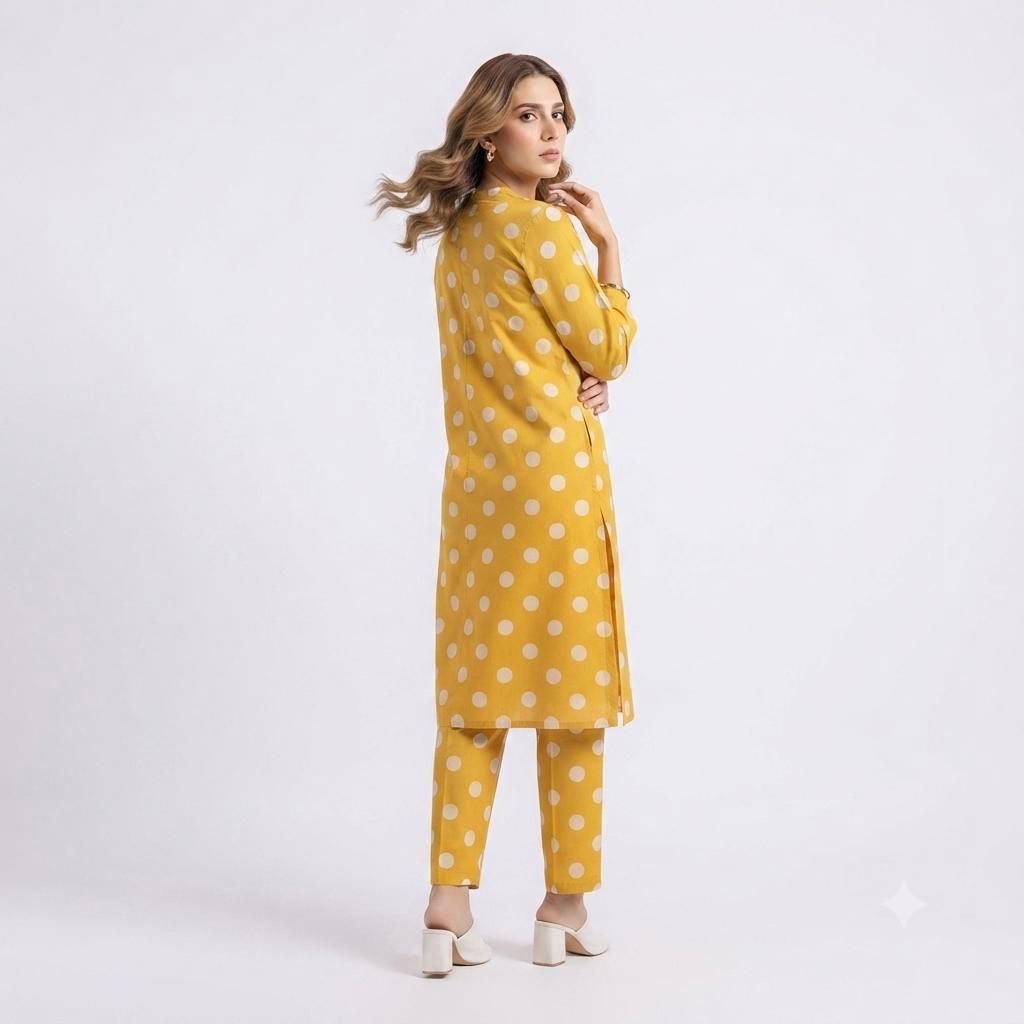 Luxury Unstitched Printed 2-pc